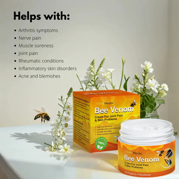 Bee Venom Ultra Strength Pain Relief Cream 100gram (Pack of 3) (Buy 1 Get 2 Free)